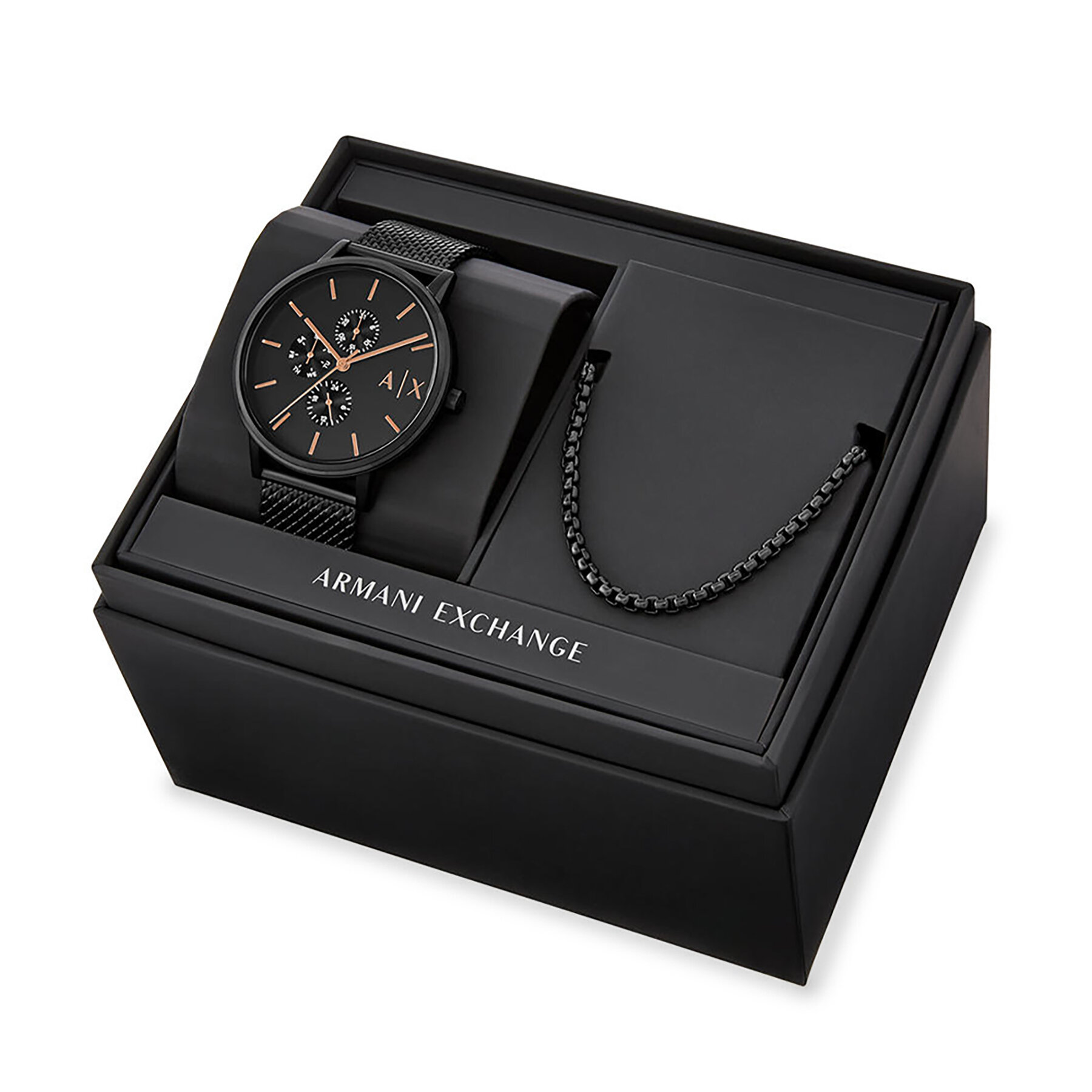 Uhr Armani Exchange AX7162SET Schwarz Uhr Armani Exchange AX7162SET Schwarz von Armani Exchange