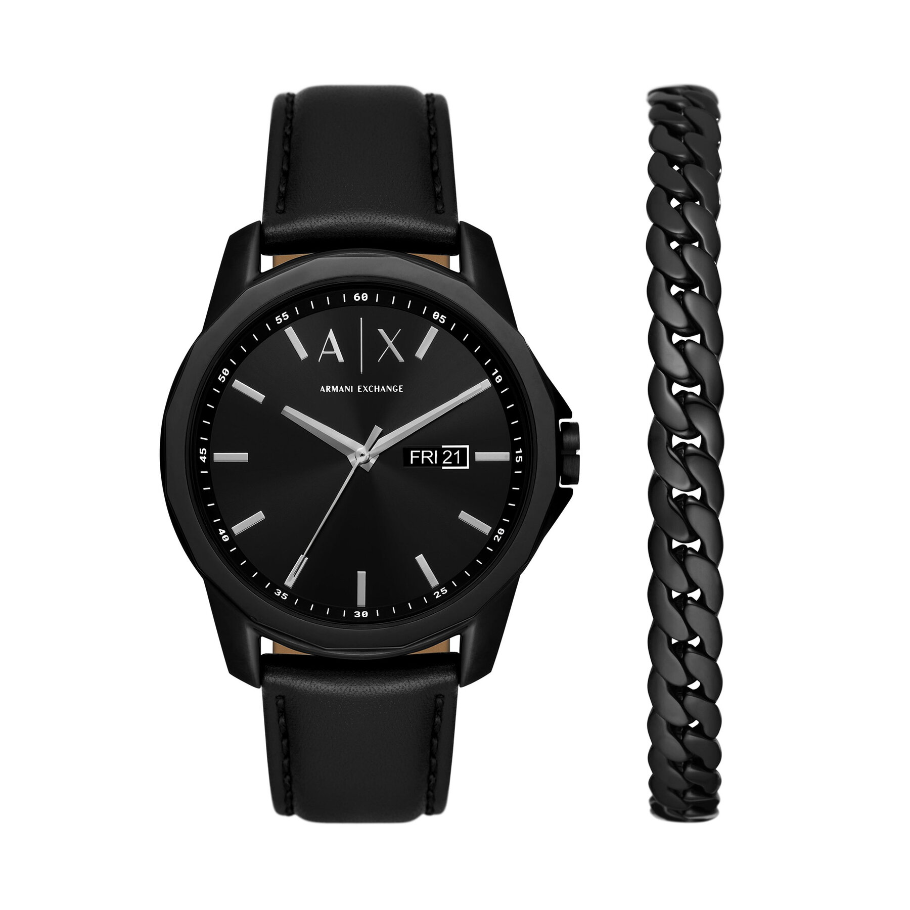 Uhr Armani Exchange Banks Gift Set AX7147SET Schwarz Uhr Armani Exchange Banks Gift Set AX7147SET Schwarz von Armani Exchange