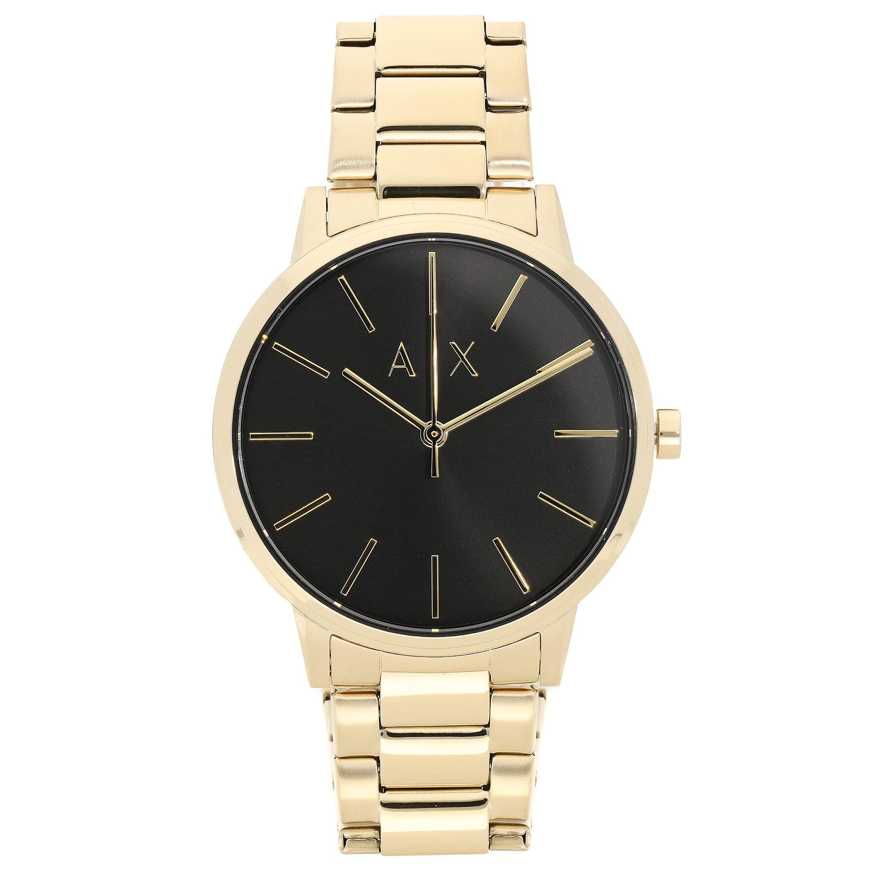 Uhr und Armband Set Armani Exchange Cayde Gift Set AX7119 Gold/Gold von Armani Exchange