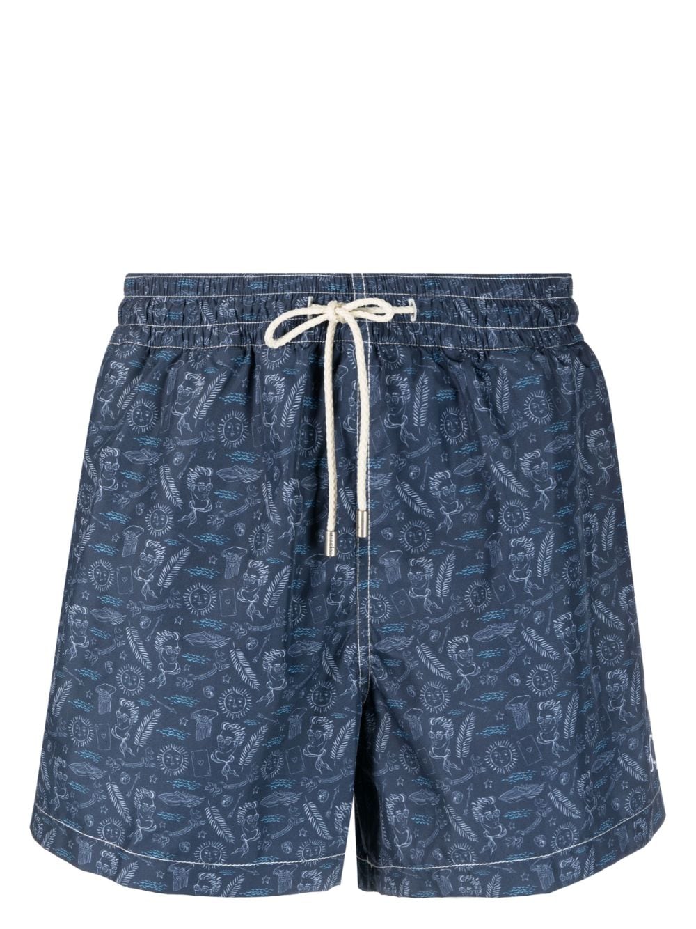 Arrels Barcelona x Jordi Labanda In Summer We Trust swim shorts - Blue