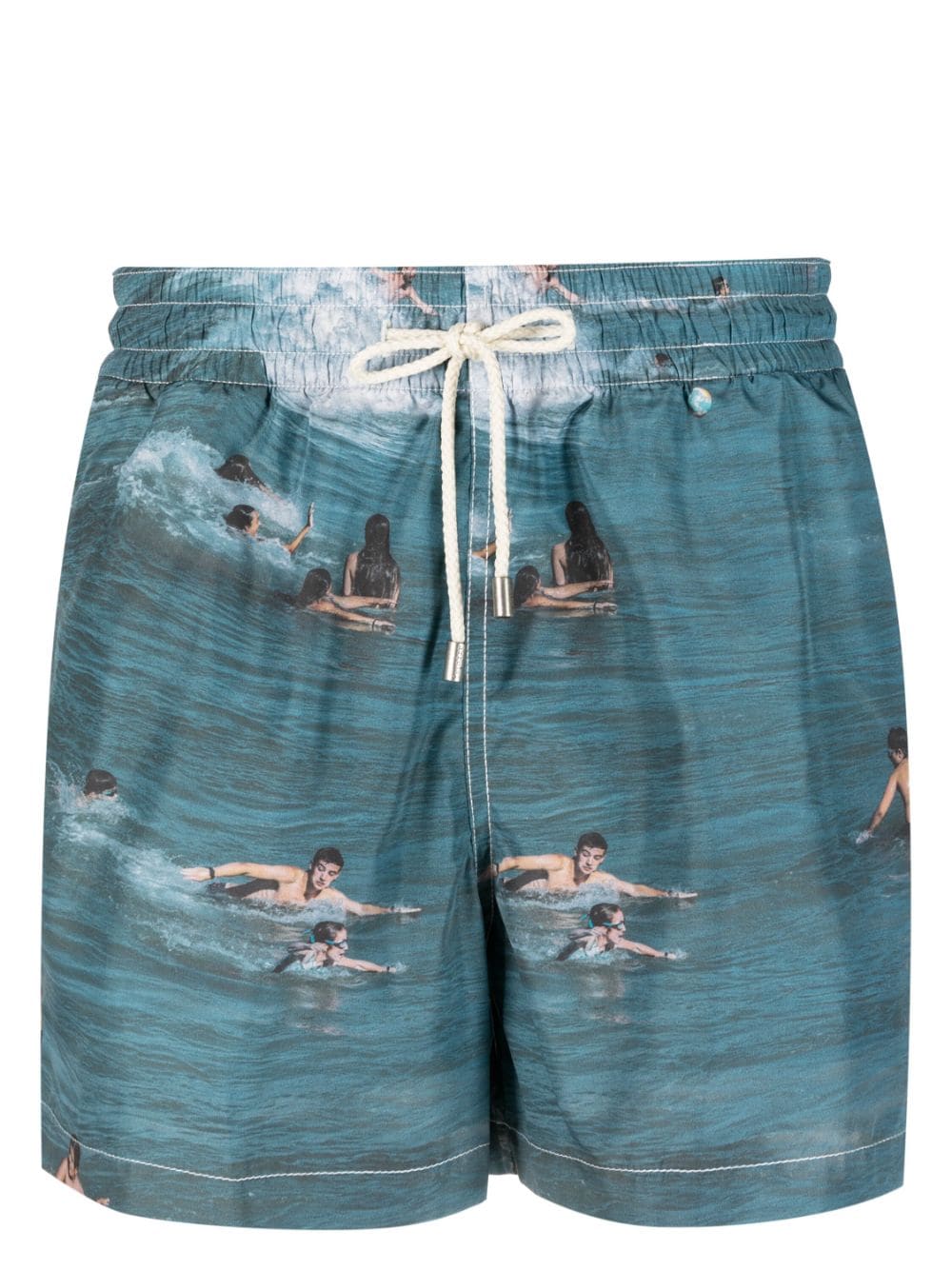 Arrels Barcelona x Yosigo Olas swim shorts - Blue von Arrels Barcelona