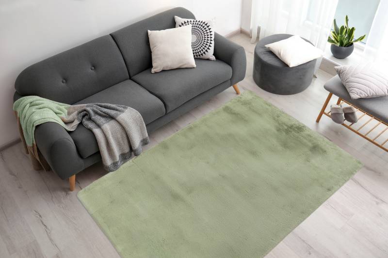 Arte Espina Fellteppich »Rabbit 100«, rechteckig, 45 mm Höhe, Kunstfell, Kaninchenfell-Haptik, supersoft, Hochflorteppich von Arte Espina