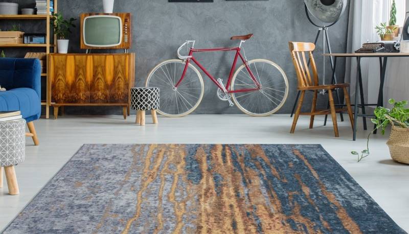 Arte Espina Teppich »Blaze 300«, rechteckig, 8 mm Höhe, spannendes Design,stilvolle Farbgebung,pflegeleicht & widerstandsfähig von Arte Espina