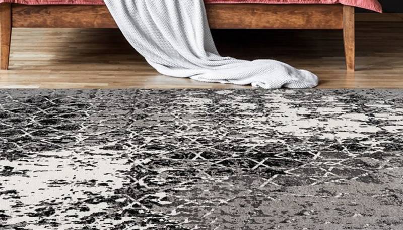 Arte Espina Teppich »Iglesia 100«, rechteckig, 10 mm Höhe, Jacquard-Teppich, dezente Farbwahl, Rücken aus 100 % Baumwolle von Arte Espina