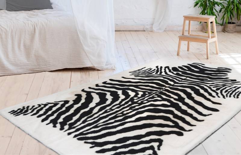 Arte Espina Teppich »Rabbit Animal 400«, rechteckig, 30 mm Höhe, Kuscheliger Hochflorteppich, per Hand getuftet, mit Baumwollrücken von Arte Espina