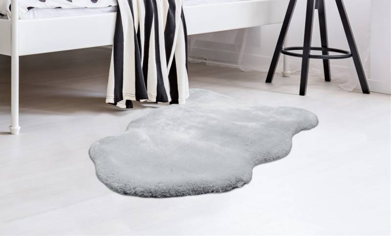 Arte Espina Fellteppich »Rabbit 200«, fellförmig, 35 mm Höhe, Kunstfell, Kannichenfell Haptik, weich, Wohnzimmer alle Räume,Hochflor von Arte Espina