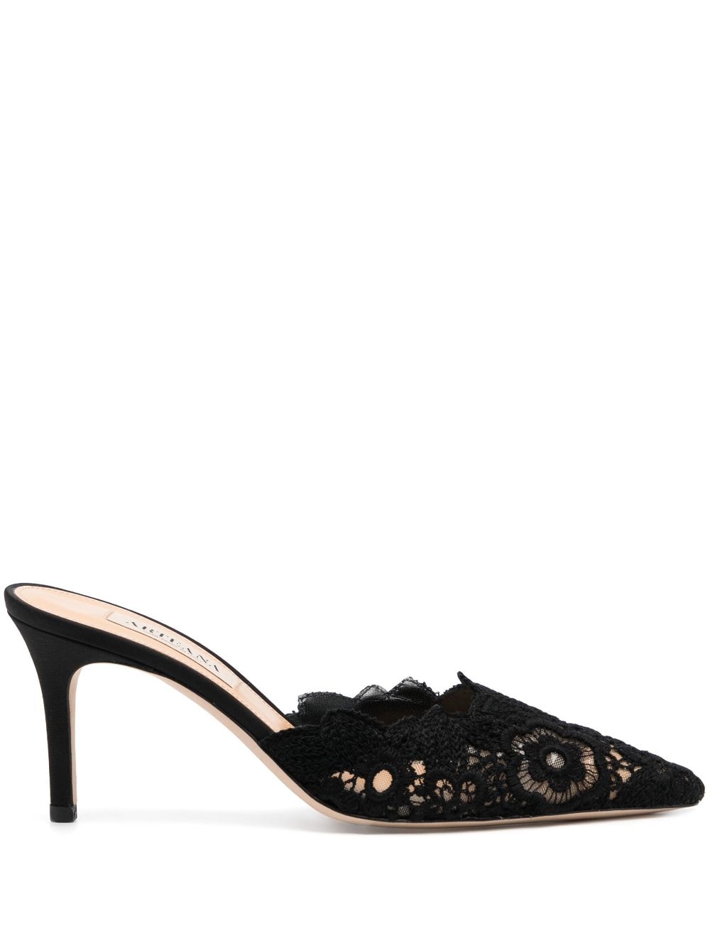 Arteana lace 85mm pointed-toe pumps - Black von Arteana