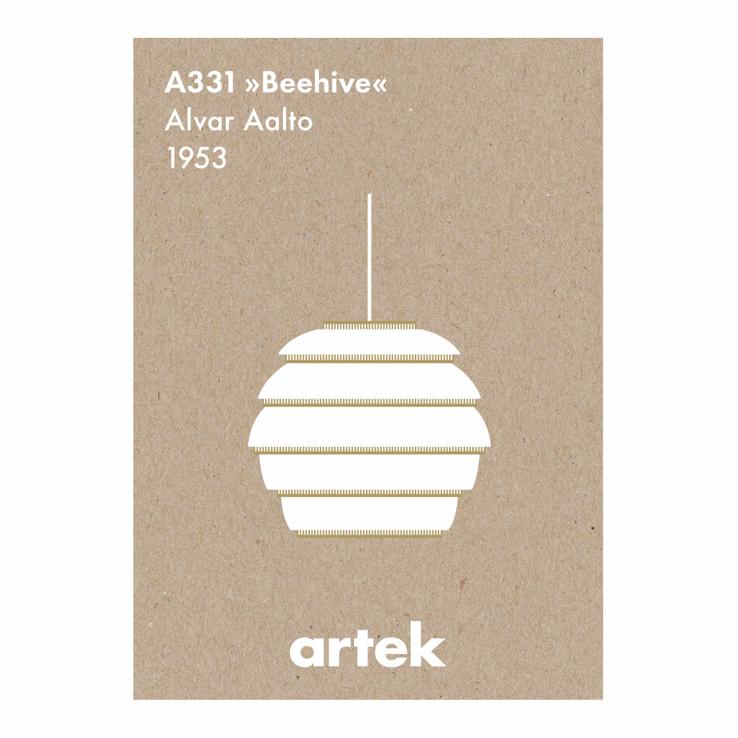 A331 Beehive Poster A331 Beehive Poster von Artek