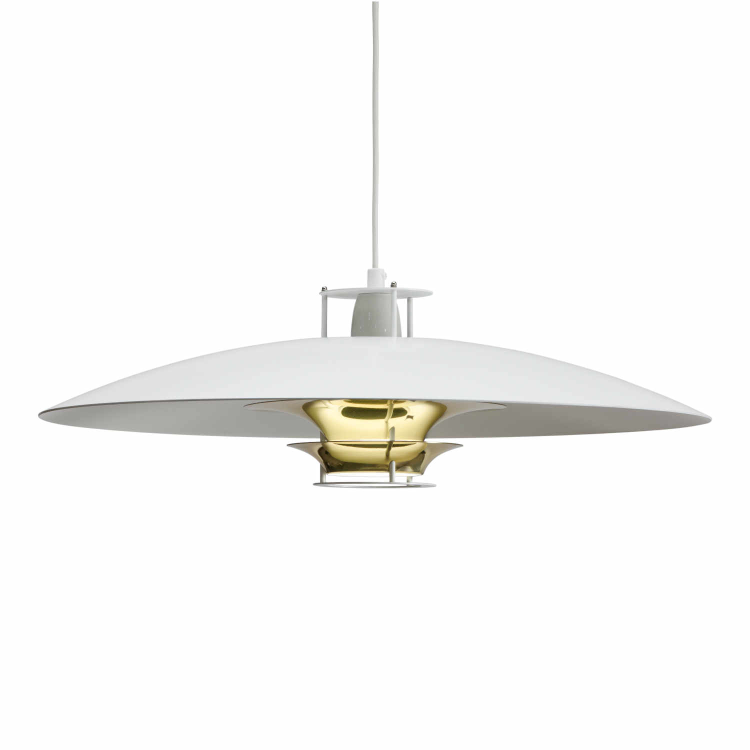 JL341 Pendant Light Pendelleuchte, Ausführung weiss/messing lackiert JL341 Pendant Light Pendelleuchte, Ausführung weiss/messing lackiert von Artek