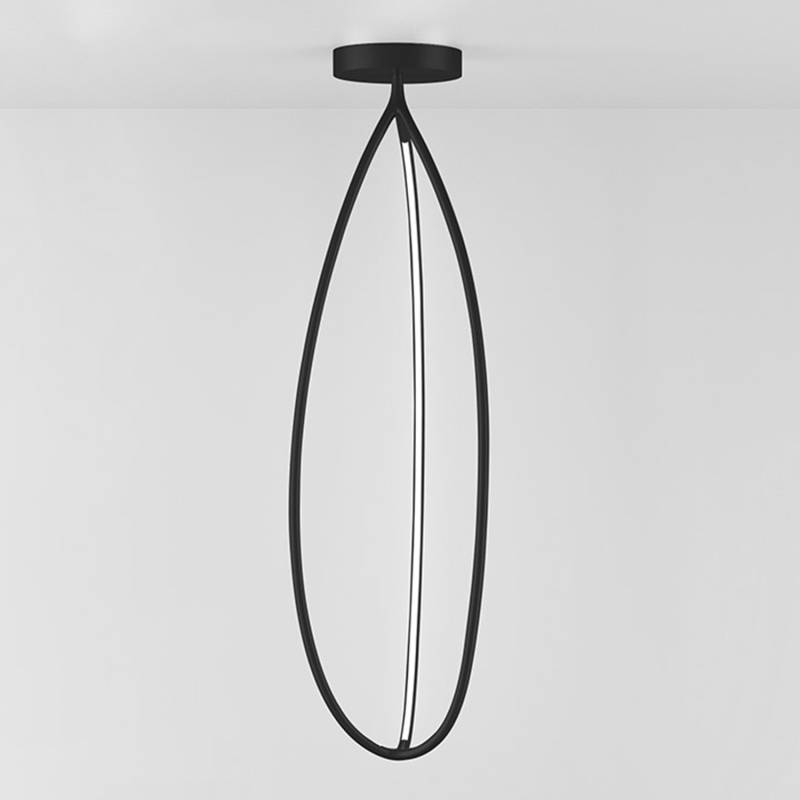 Arrival 130 Deckenleuchte, Farbe schwarz matt von Artemide