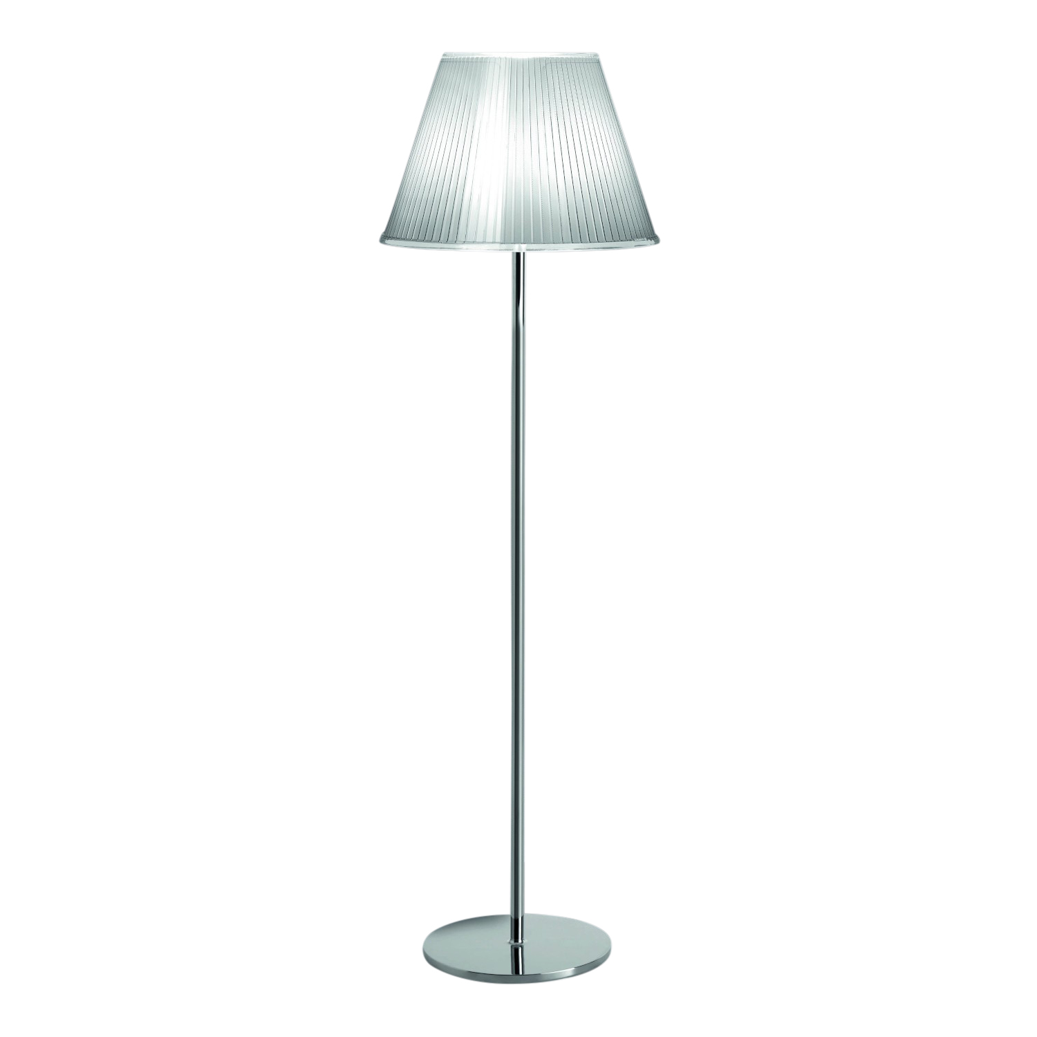Choose Mega Floor Stehleuchte, Schirm weiss, Struktur chrom Choose Mega Floor Stehleuchte, Schirm weiss, Struktur chrom von Artemide