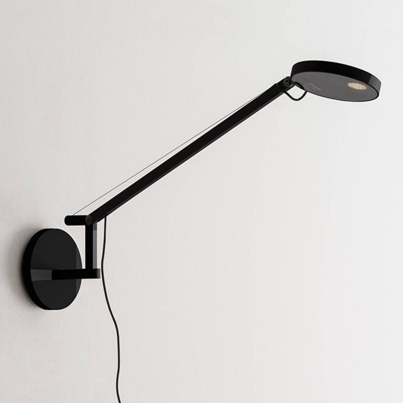 Demetra Micro Wall LED Wandleuchte, Farbe schwarz matt, Lichtfarbe 3000k von Artemide