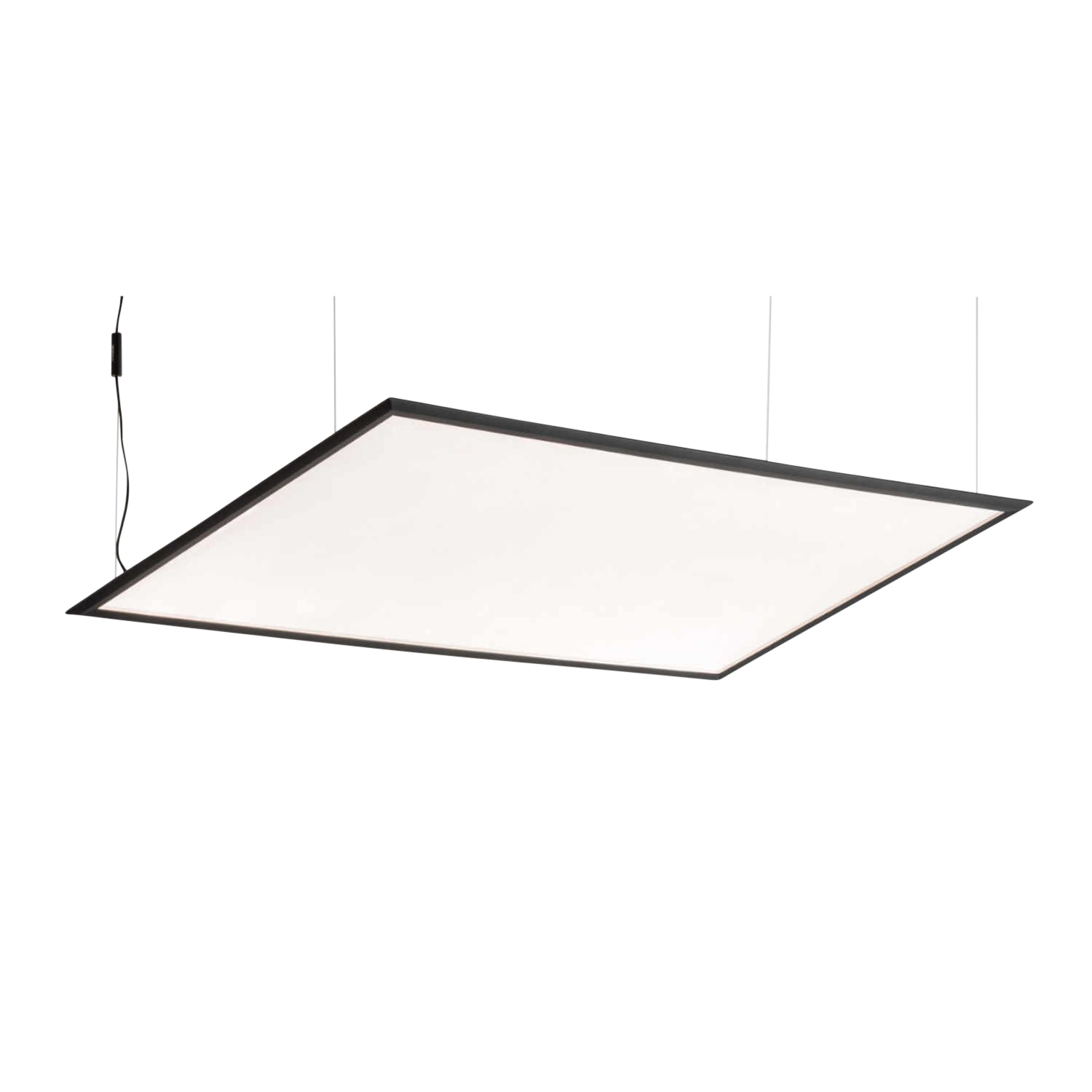 Discovery Space Square LED Pendelleuchte, Farbe aluminium satiniert Discovery Space Square LED Pendelleuchte, Farbe aluminium satiniert von Artemide