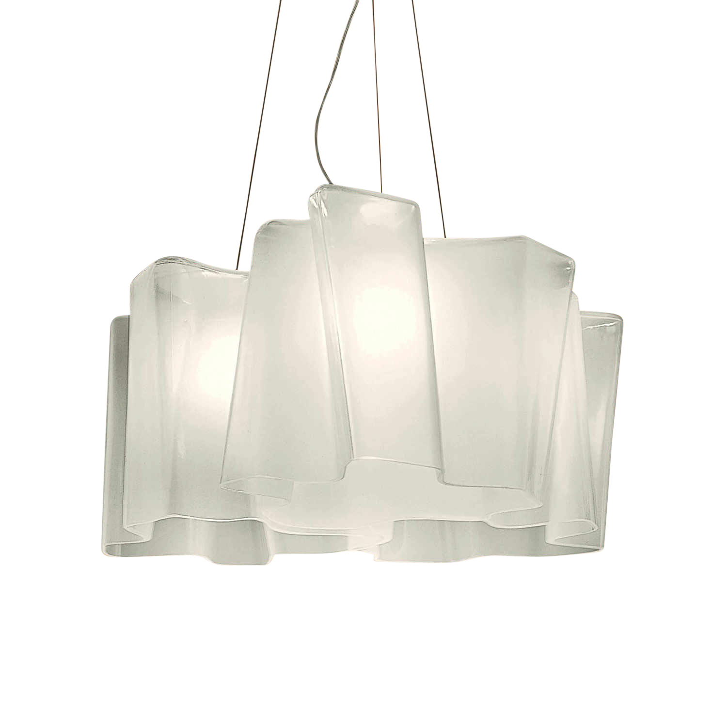 Logico Suspension 3x120° Pendelleuchte, Diffusor rauchgrau von Artemide