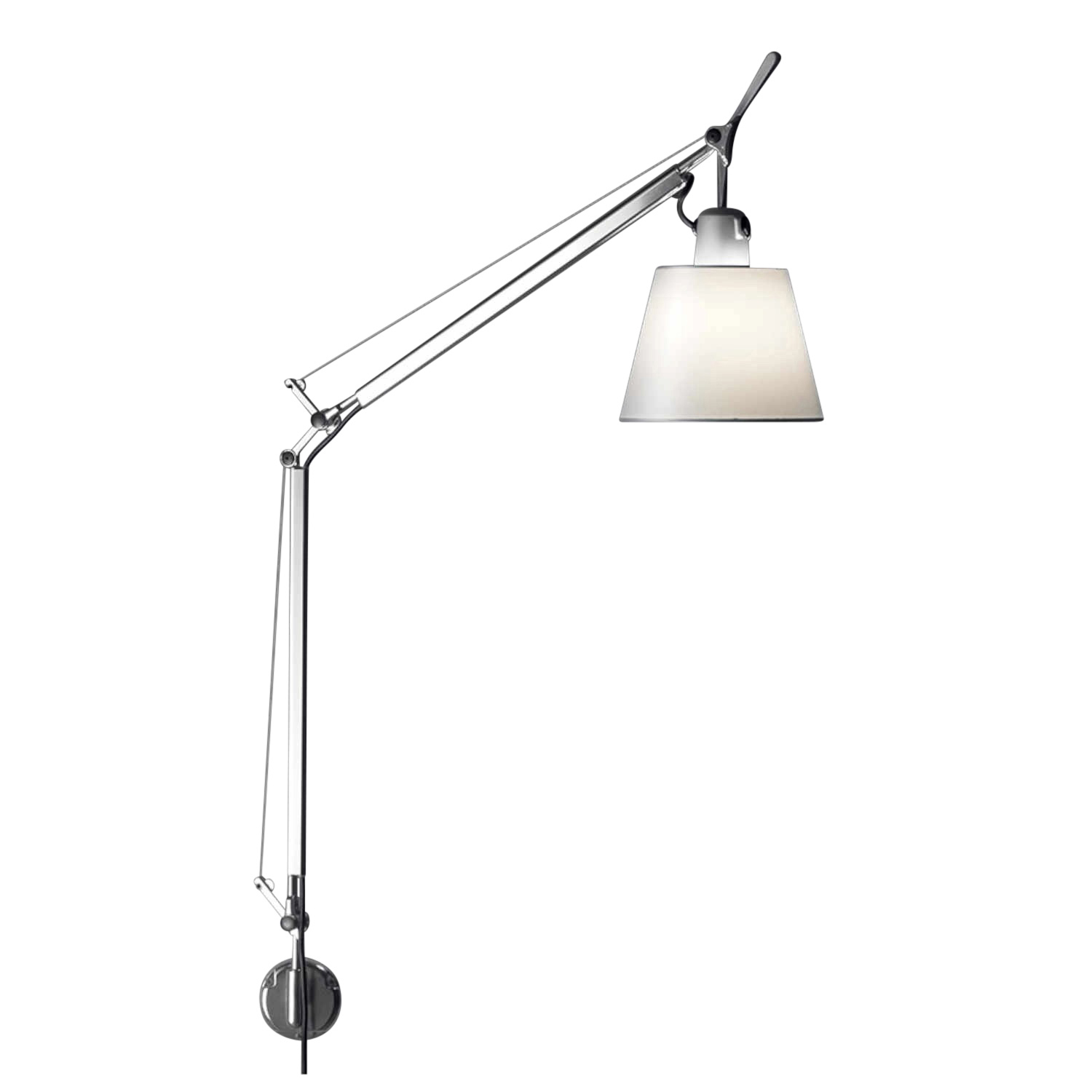 Tolomeo Basculante Wall Wandleuchte, Schirm pergamentpapier von Artemide