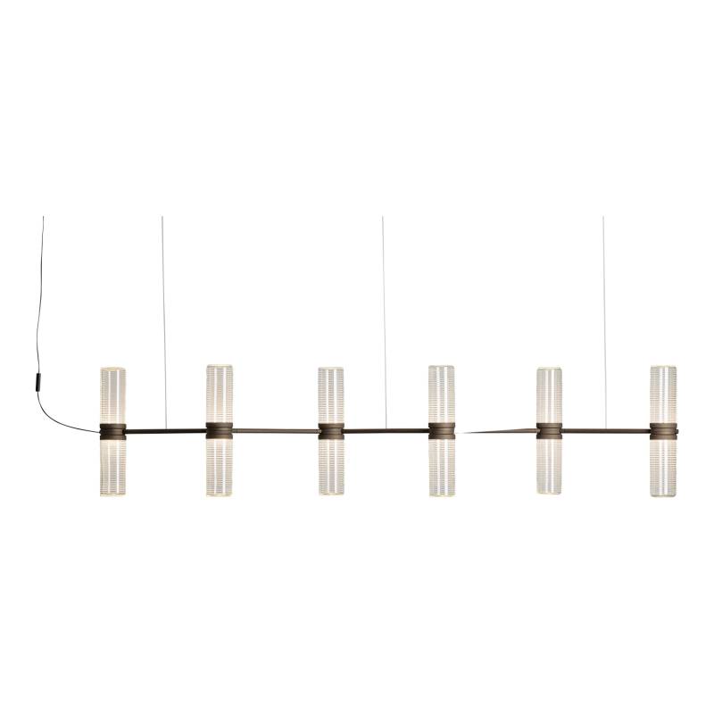 Zephyr Linear LED Hängeleuchte, Farbe bronze, APP Kompatibilität: nein von Artemide