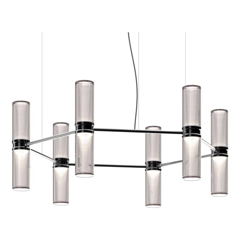 Zephyr Ring LED Hängeleuchte, Farbe schwarz, APP Kompatibilität: nein von Artemide