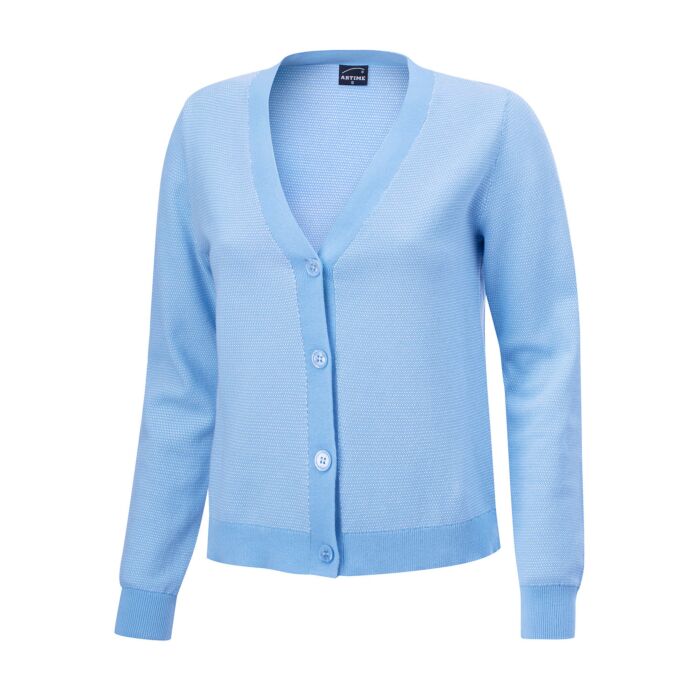 2 farbiger Cardigan mit Struktur und Knöpfen von Artime