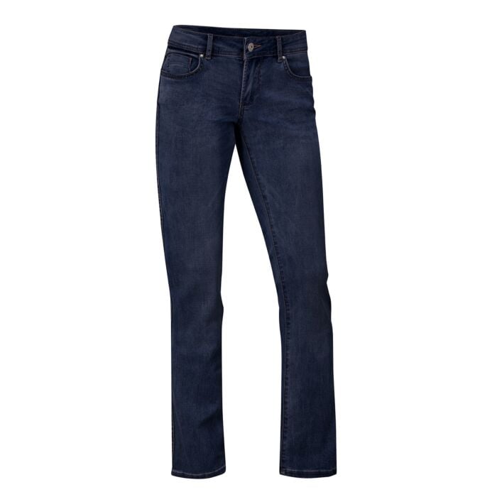 5-Pocket Damen Jeans in Stretch-Qualität, dark blue denim, 34 von Artime