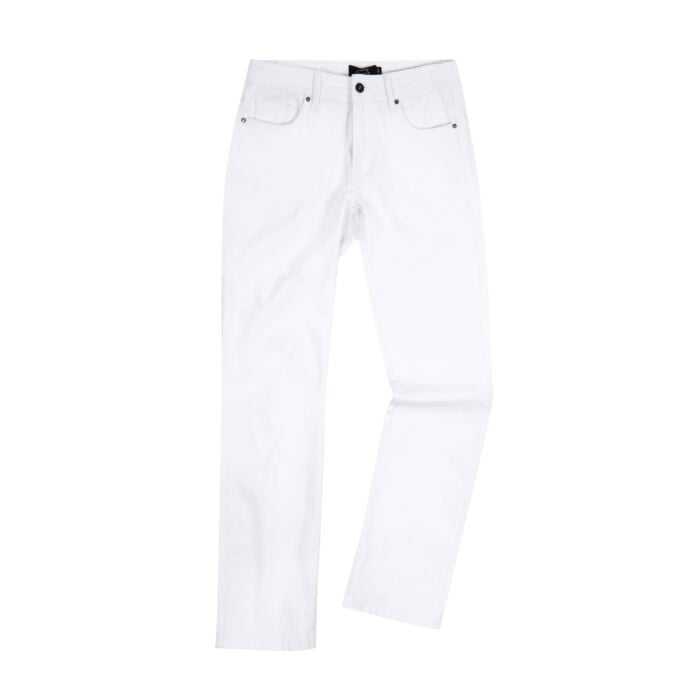5-Pocket Damen Jeans in Stretch-Qualität, weiss, 34 von Artime