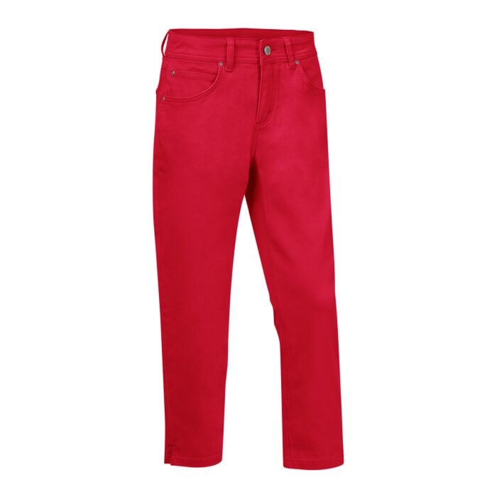 5-Pocket Hose Damen, rot, 44 von Artime