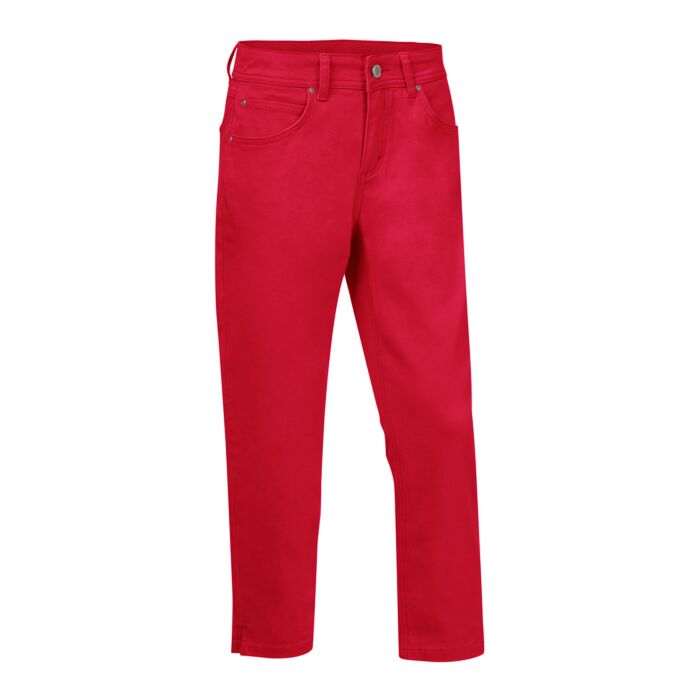 5-Pocket Hose Damen, rot, 48 von Artime