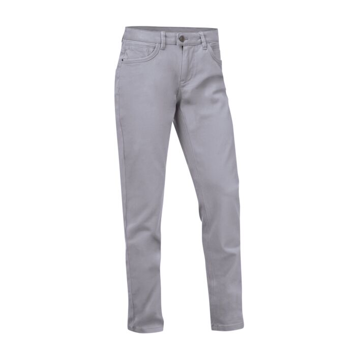 5-Pocket Hose Damen Stretch-Qualität, grau, 34 von Artime