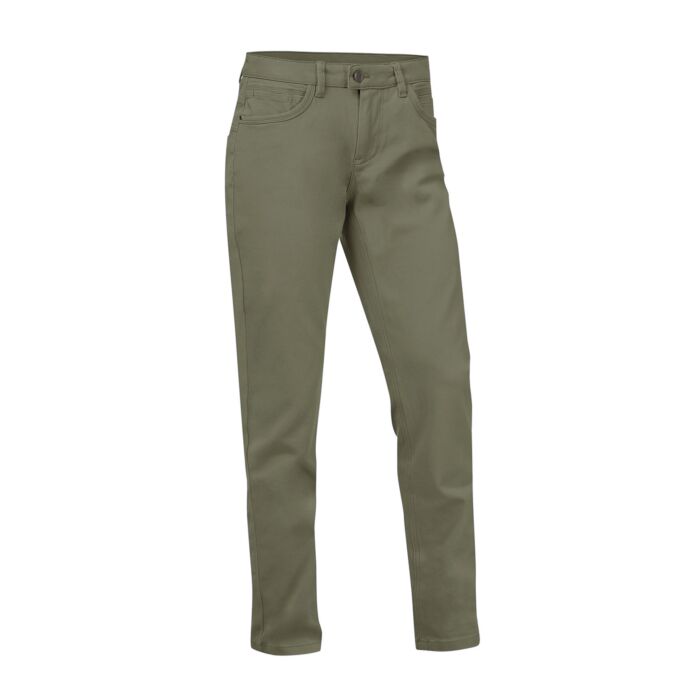 5-Pocket Hose Damen Stretch-Qualität, grün, 38 von Artime