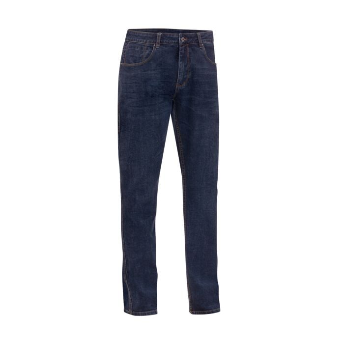 5-Pocket Jeans Herren Stretch Anteil, dark blue denim, 32 von Artime