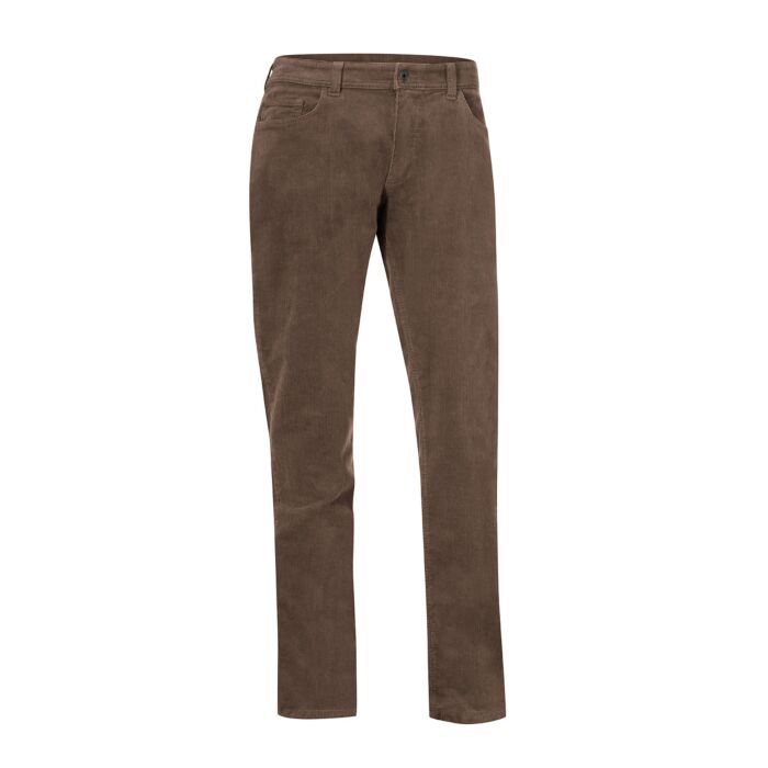 5-Pocket Stretch-Cordhose, braun, 38 von Artime