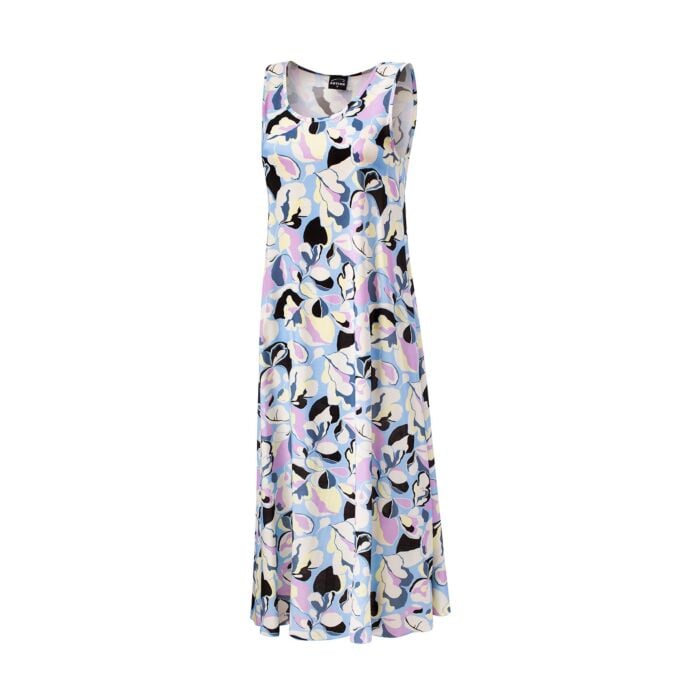 Sommerkleid mit Allover-Print, hellblau, XS von Artime