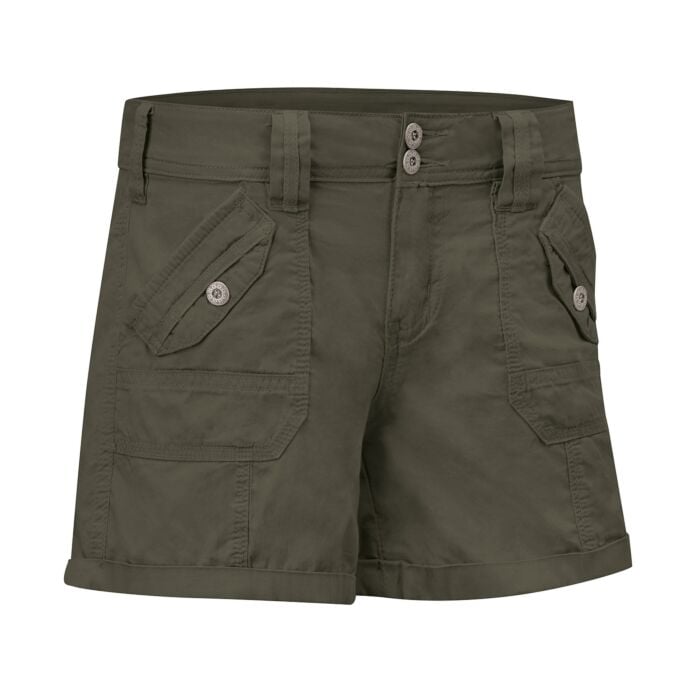 Sommerliche Damen Shorts, olive, 34 von Artime