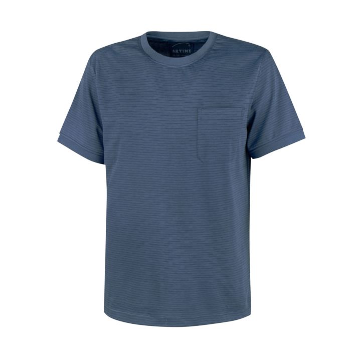 T-Shirt Herren gestreift, marine, XXL von Artime