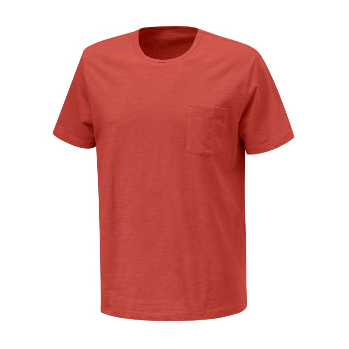 T-Shirt in Flammgarn-Optik, orange, XL von Artime