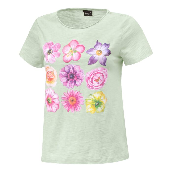T-Shirt mit floralem Print, mint von Artime