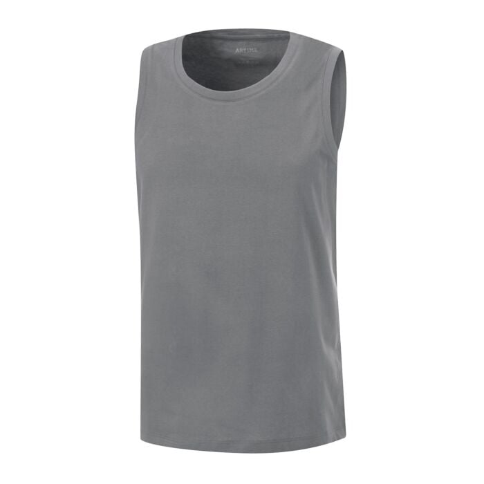 Basic Herren Tank-Top GOTS-Zertifiziert, grau, XXL von Artime