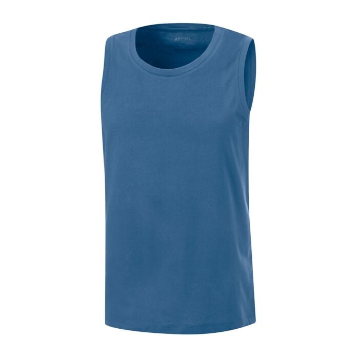 Basic Herren Tank-Top GOTS-Zertifiziert, stahlblau, XL von Artime