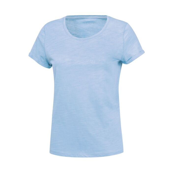 Basic T-Shirt Flammgarn-Optik, hellblau von Artime