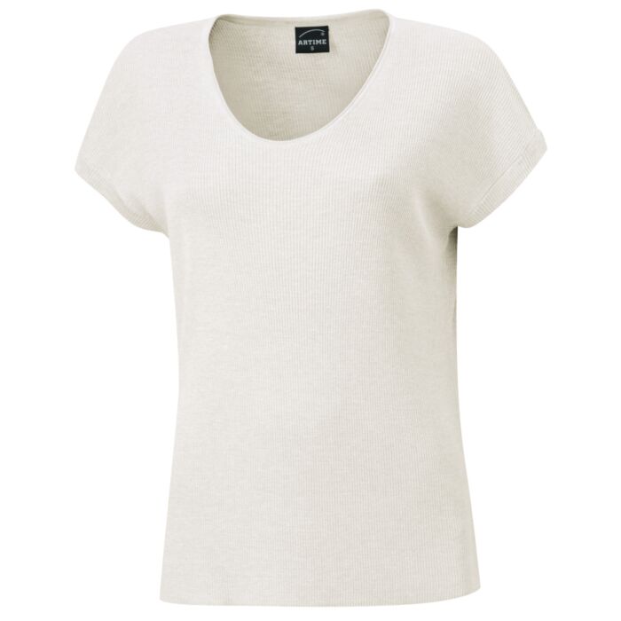 Damen Feinstrick T-Shirt mit Lurexgarn Damen Feinstrick T-Shirt mit Lurexgarn von Artime