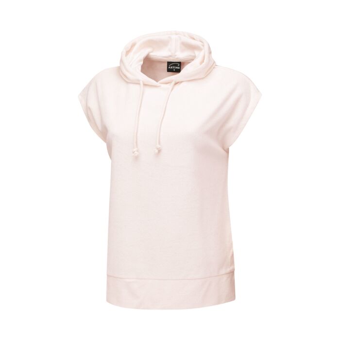 Frottee Oberteil Damen mit Kapuze, offwhite, XL von Artime