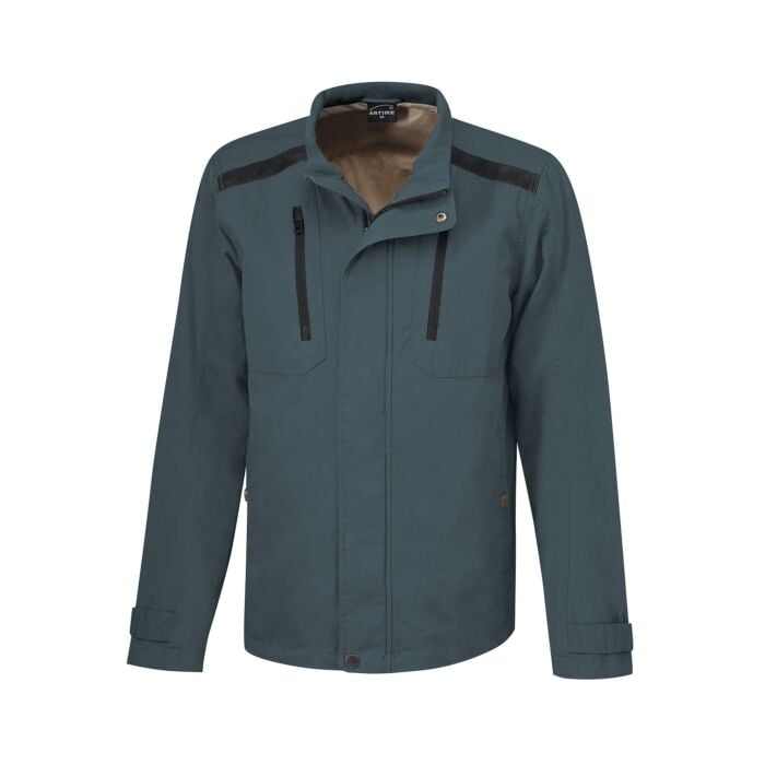 Herren Jacke mit 2 Eingriffs- und Brusttaschen, blau von Artime