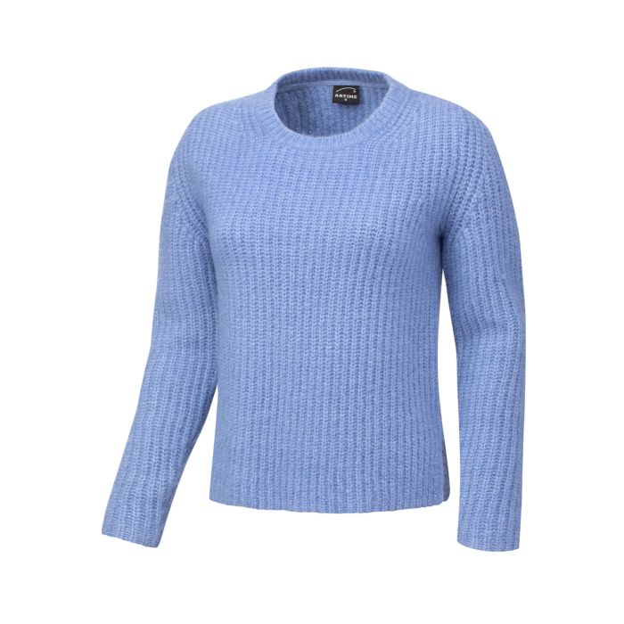 Kuschelig warmer Damen Pullover, hellblau, XL von Artime