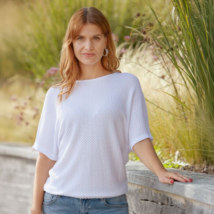 Luftiges Damen T-Shirt mit Struktur Luftiges Damen T-Shirt mit Struktur von Artime
