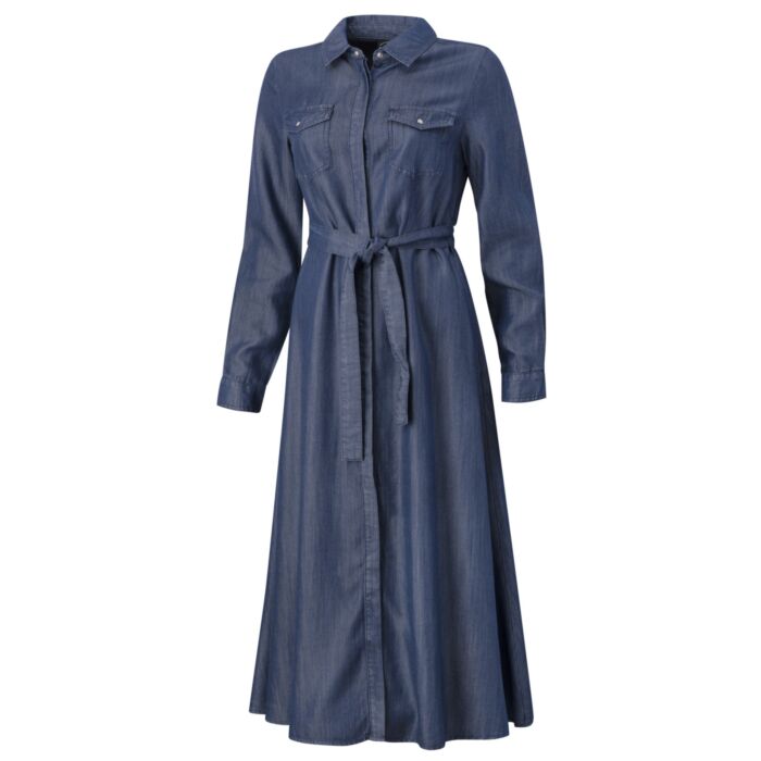 Midi Kleid in Jeansoptik aus Lyocell von Artime