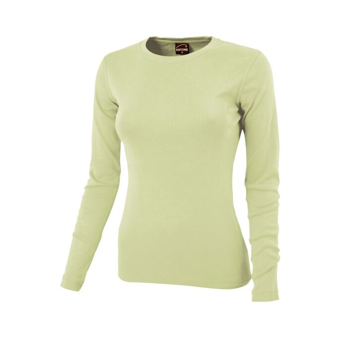 Rundhals-Shirt langarm von Artime