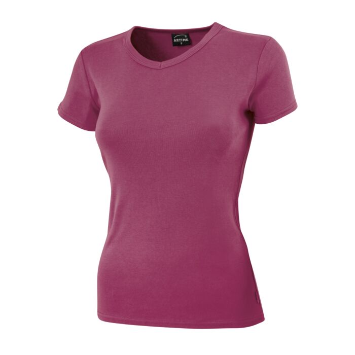 Schlichtes V-Neck Damen T-Shirt Schlichtes V-Neck Damen T-Shirt von Artime