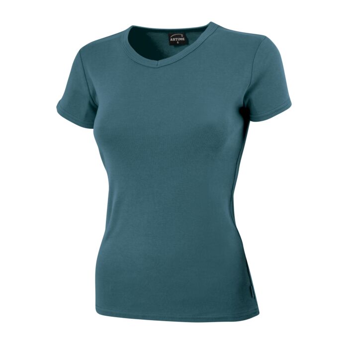 Schlichtes V-Neck Damen T-Shirt Schlichtes V-Neck Damen T-Shirt von Artime