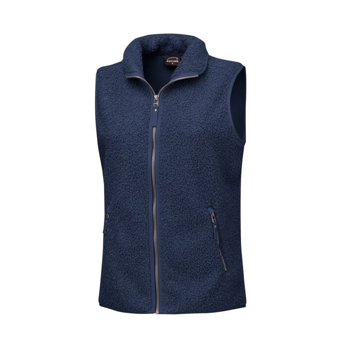 Sherpa Fleece Gilet Damen wärmende Qualität, navy, XXL von Artime