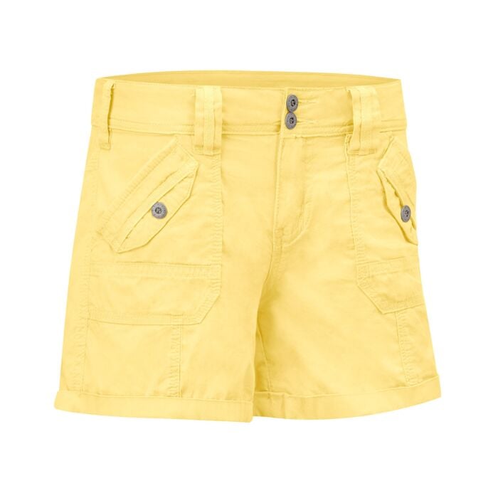 Sommerliche Damen Shorts, gelb, 34 von Artime