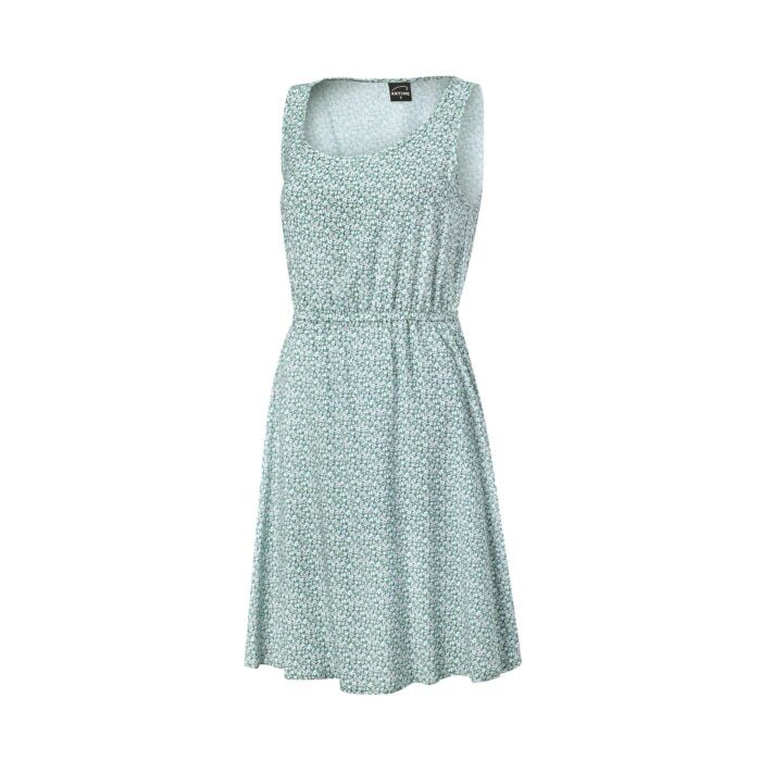 Sommerliches Kleid mit Allover-Print in Viscosequalität, mint, XL von Artime
